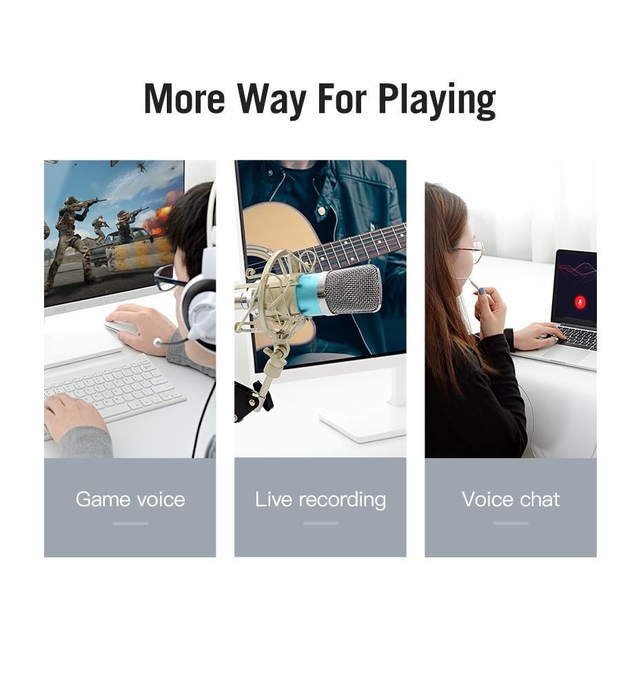 Звукова карта з підтримкою мікрофону Vention USB-2x 3,5 мм minijack 16 біт/48 кГц TRS AUX 3-піновий Сірий (CDKHB) - фото 11