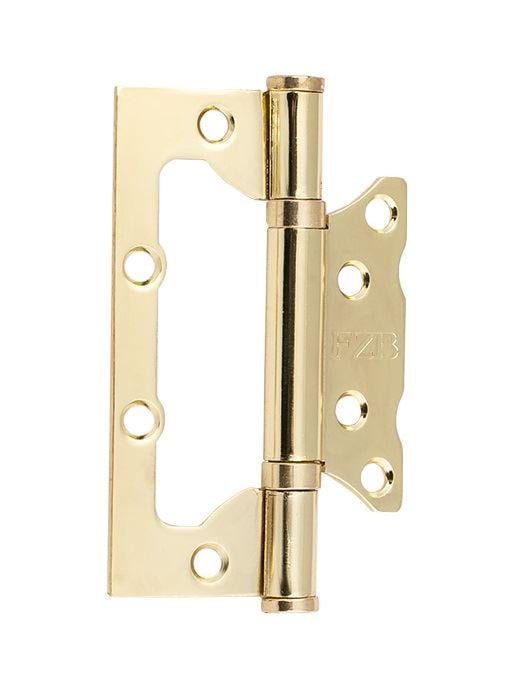 Петли-бабочки накладные для межкомнатных дверей FZB 100x63x2 1 шт. Золотой