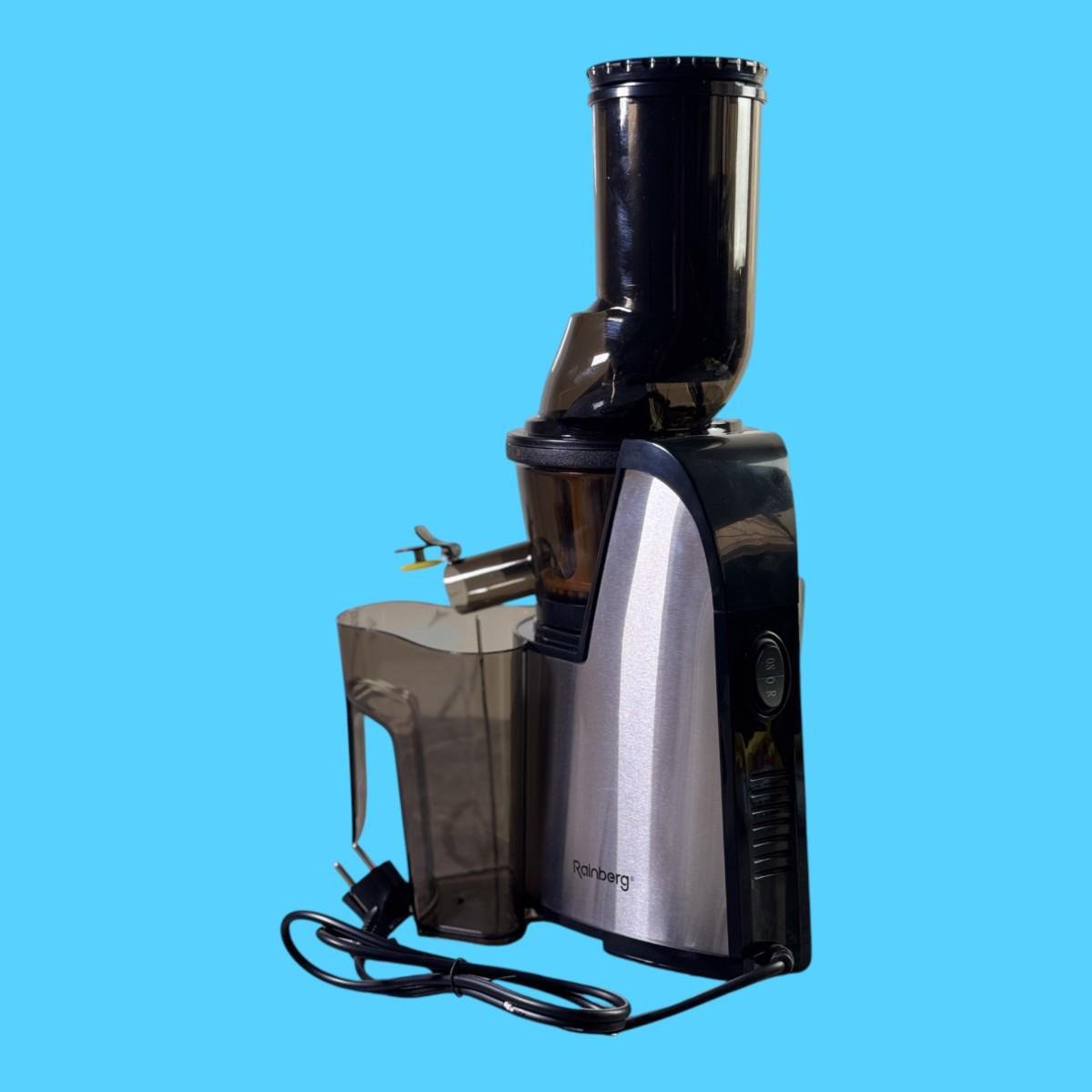 Соковижималка центрифужна Rainberg RB-2284 із широкою горловиною 65 мм та ємністю для м'якоті 1,5 л 3800 Вт 1 л (є135) - фото 5