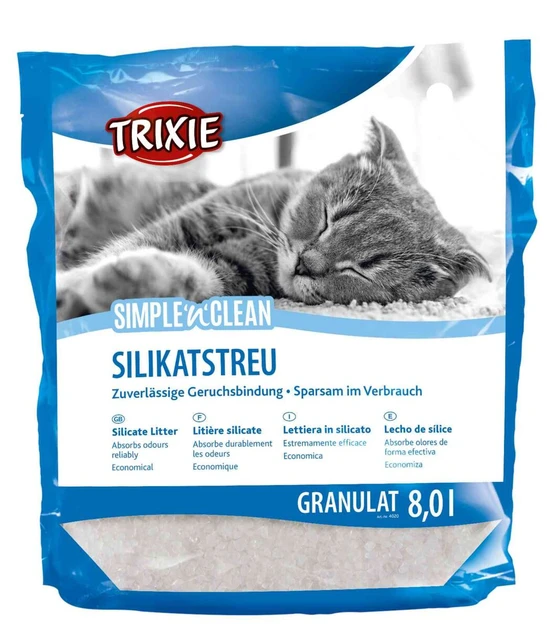 Наполнитель силикагелевый Trixie Simple n Clean Silicate Litter 8 л