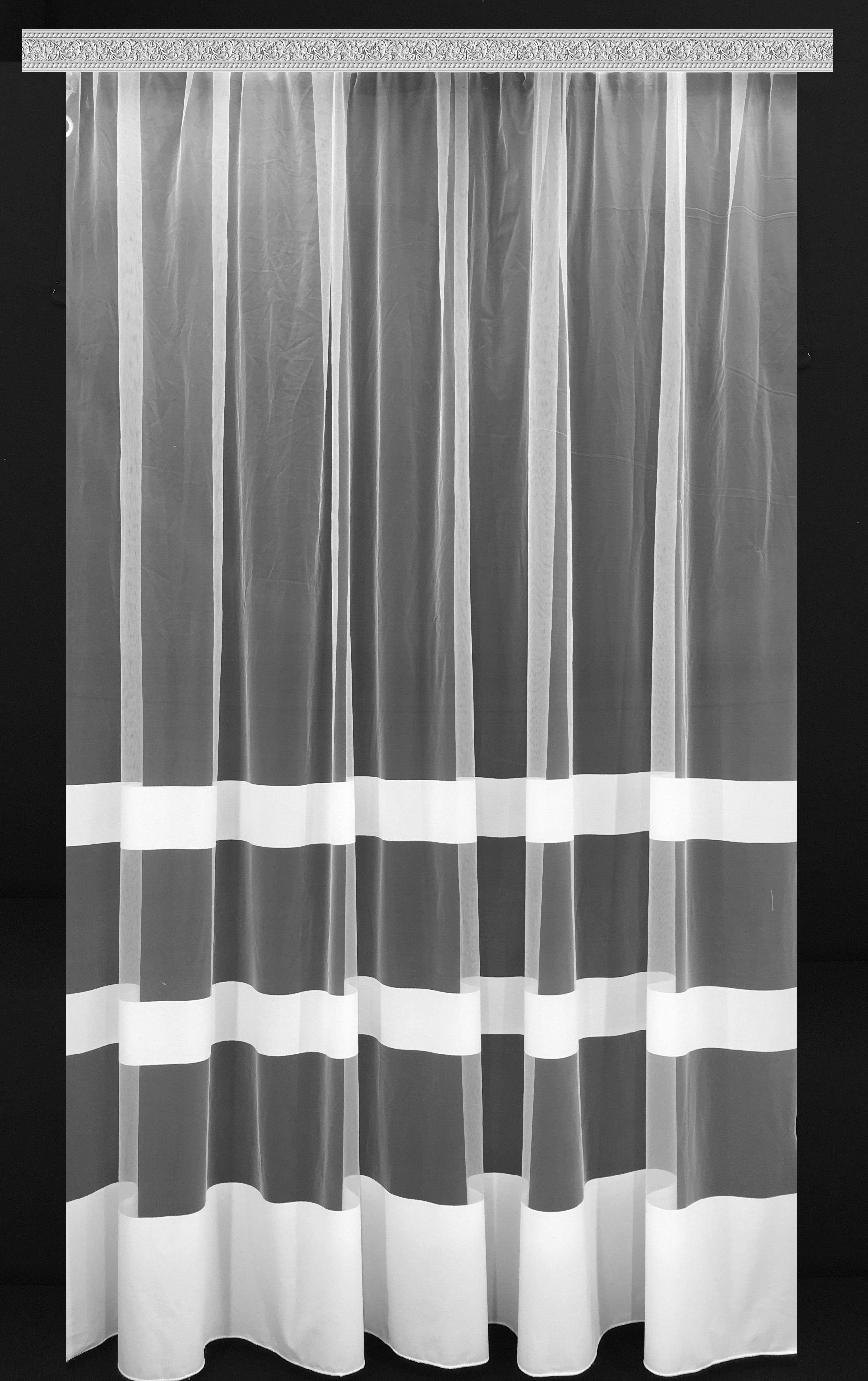 Тюль Лінія Атлантіс 270х300 см Білий (32997)