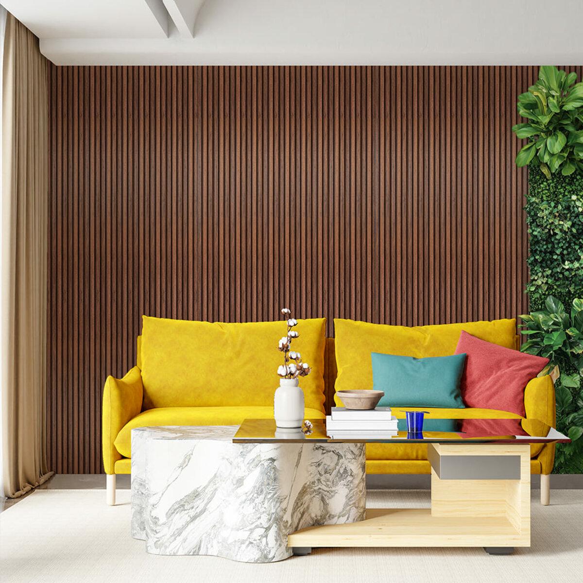 Рейка декоративная стеновая 3000x160x23 мм Каштановый (SW-00001536) - фото 7 Рейка декоративная стеновая 3000x160x23 мм Каштановый (SW-00001536) - фото 7