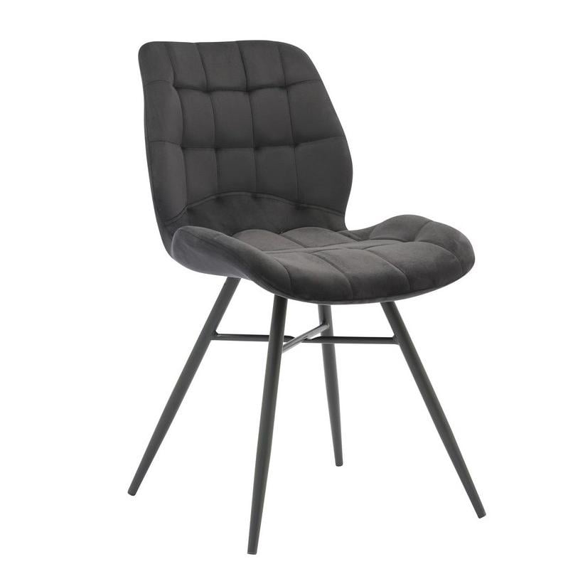 Стул обеденный Ветро Мебель M-43 800х470х460 вельвет Черный Стул обеденный Ветро Мебель M-43 800х470х460 вельвет Черный