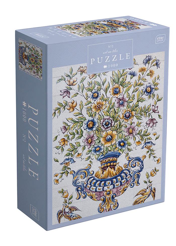 Пазлы трехслойные InterDRUK Art on Tiles 2 1000 шт. (385413)