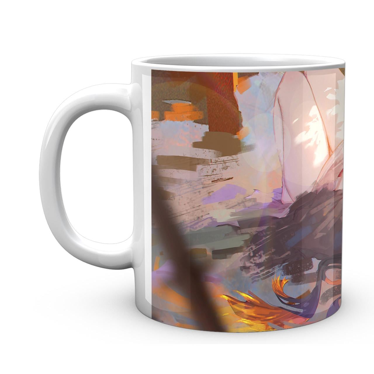 Чашка Gee! Demon Slayer Клинок рассекающий демонов Незуко лежит сложив пальцы SL 02.446