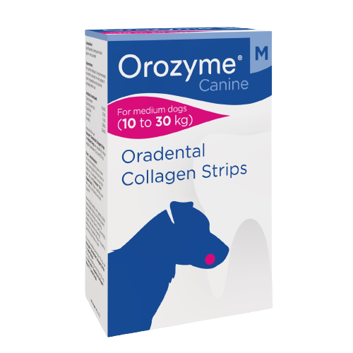 Жевательные полоски Orozyme для гигиены полости рта собак M для средних пород 10-30 кг 12 шт. (1923) Жевательные полоски Orozyme для гигиены полости рта собак M для средних пород 10-30 кг 12 шт. (1923)
