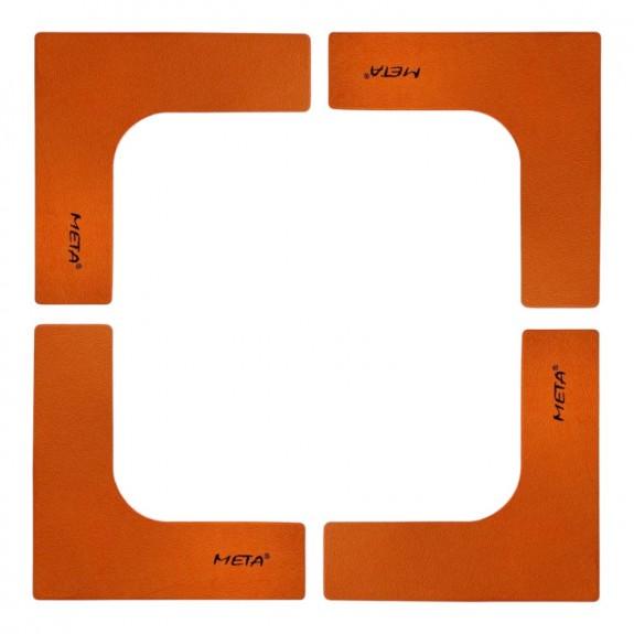 Набор плоских фишек Meta Flat Corner Marker Set of 4 25х25 см Оранжевый (4004000101)