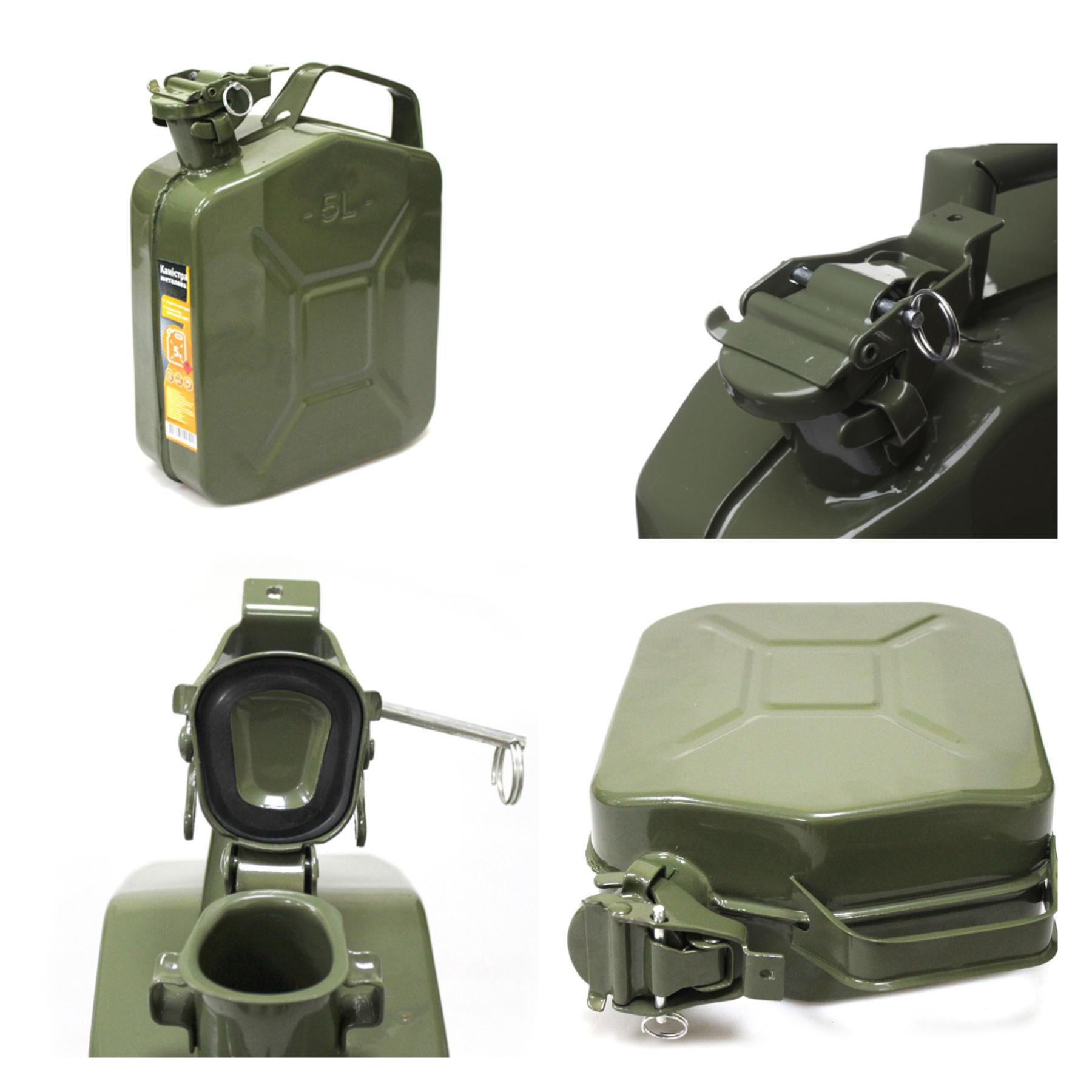 Каністра Lavita вертикальна сталева для зберігання палива або мастила 5 л (2104618809) - фото 8