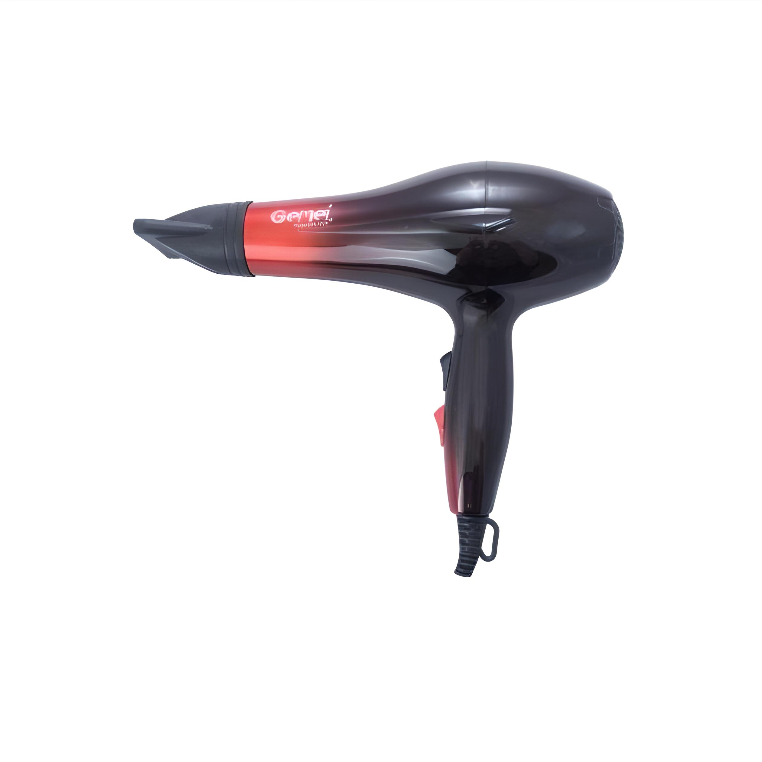Фен профессиональный Gemei GM-1719 1800 Вт Black/Red (2789) Фен профессиональный Gemei GM-1719 1800 Вт Black/Red (2789)