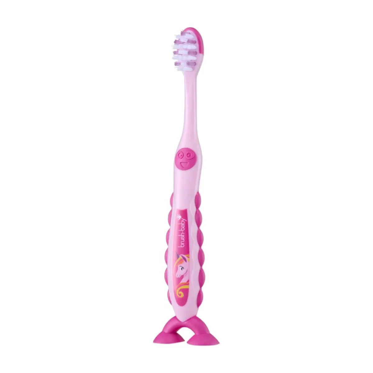 Зубна щітка дитяча Brush Baby FlossBrush Єдиноріг від 3 до 6 років (4577)