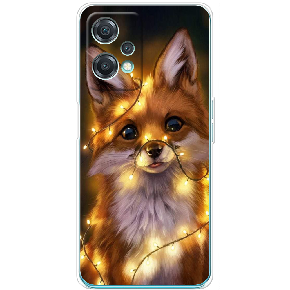 Чохол OnePlus Nord CE 2 Lite 5G Різдвяна Лисичка Прозорий силікон (44617-up2399-44617)