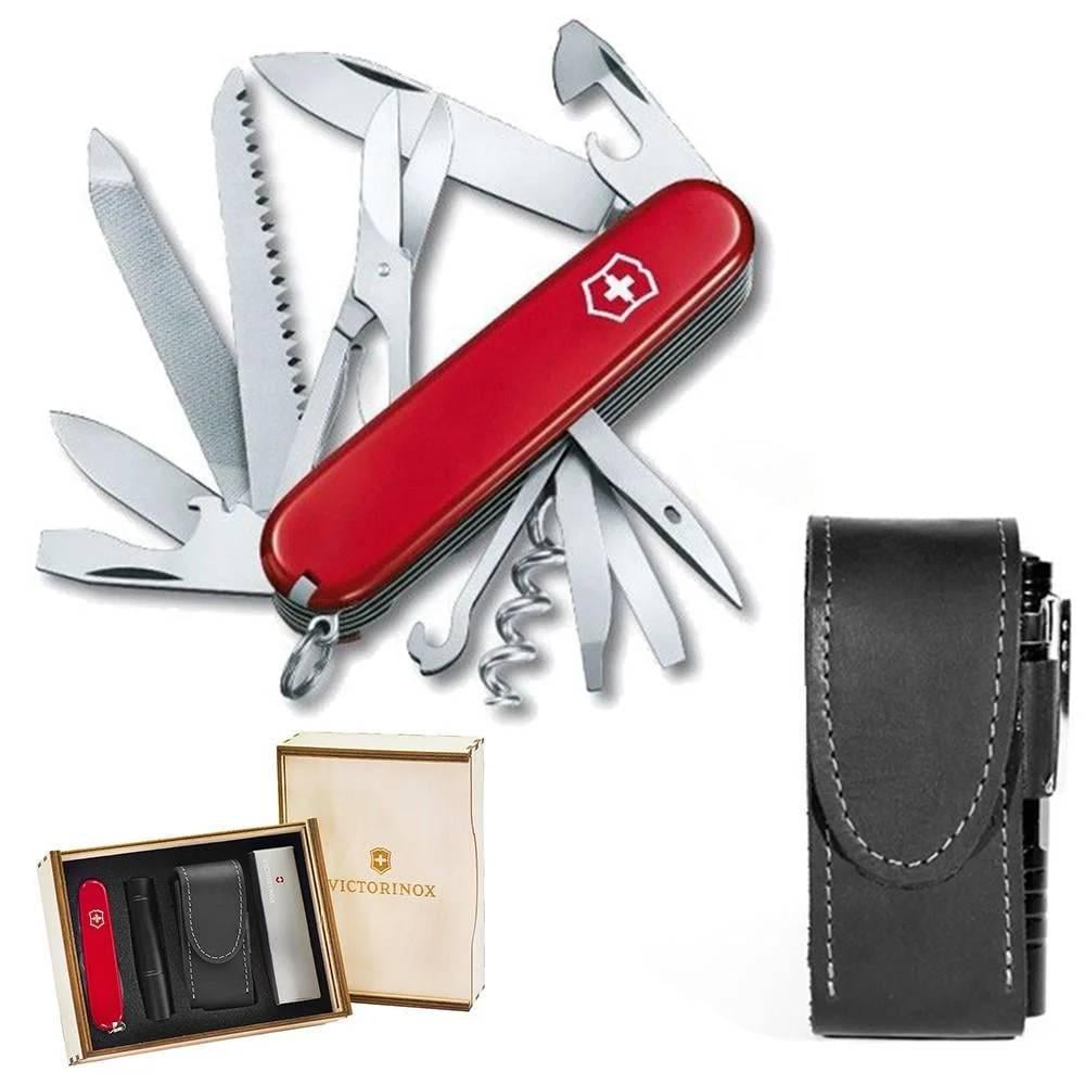 Комплект нож швейцарский Victorinox Ranger 1.3763/чехол с фонариком