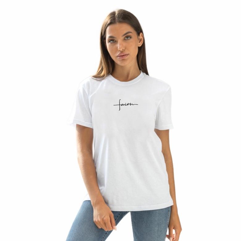 Футболка женская GBI "Faine" хлопковая M Белый (13664-Ж)