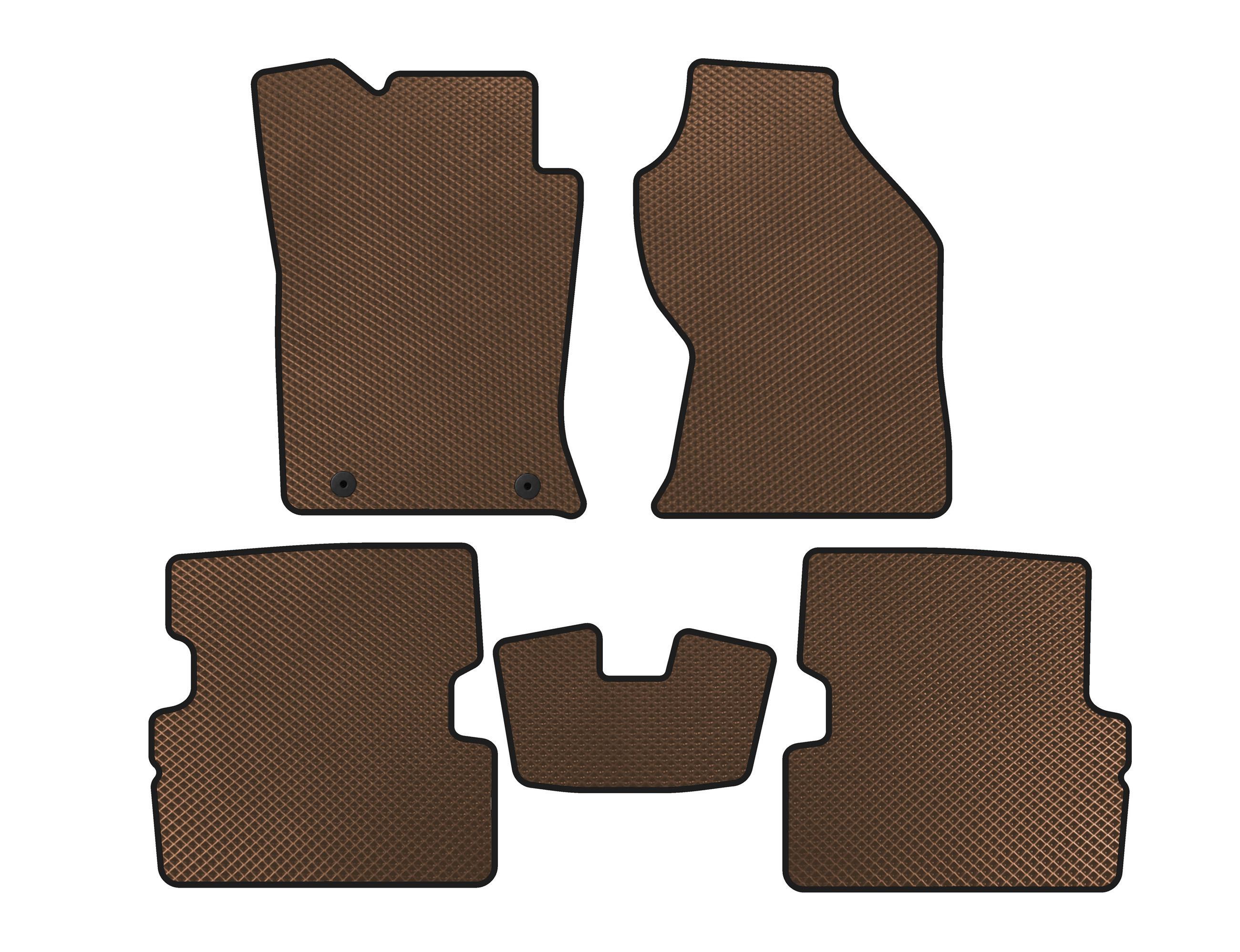 Коврики Digital Designs EVA 2001-2005 SW для Ford Focus I 1998-2005 гг. этилвинилацетат Коричневый (141575)