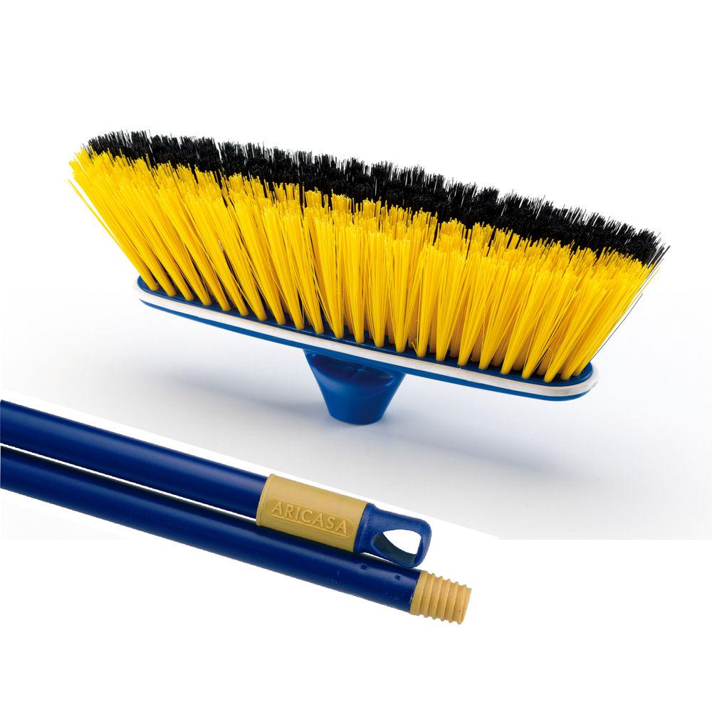 Щетка для уборки Aricasa с двойным ворсом и рукояткой (129/С) - фото 2 Щетка для уборки Aricasa с двойным ворсом и рукояткой (129/С) - фото 2