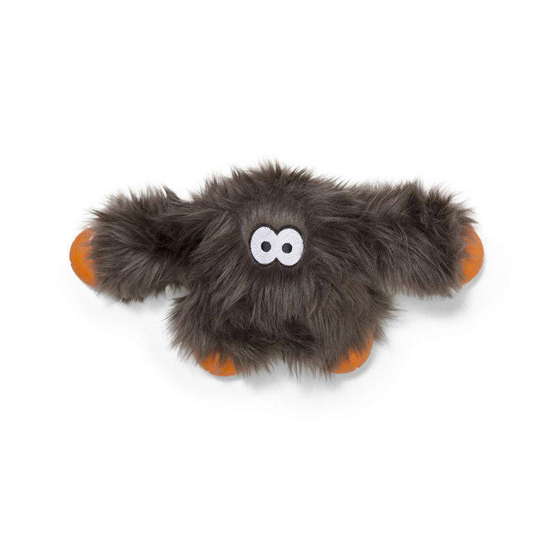Игрушка пищалка для собак Jefferson Pewter Fur пушистый17 см Серебряно-коричневый