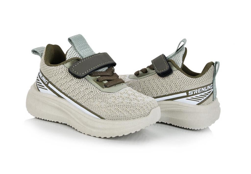 Кроссовки для мальчиков в сетку р. 21 Хаки (767)