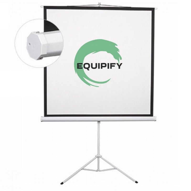 Екран для проєкторів EQUIPIFY SRM-1101 мобільний тринога 84" 150x150 см 1:1 (tf2927) - фото 13 Екран для проєкторів EQUIPIFY SRM-1101 мобільний тринога 84" 150x150 см 1:1 (tf2927) - фото 13