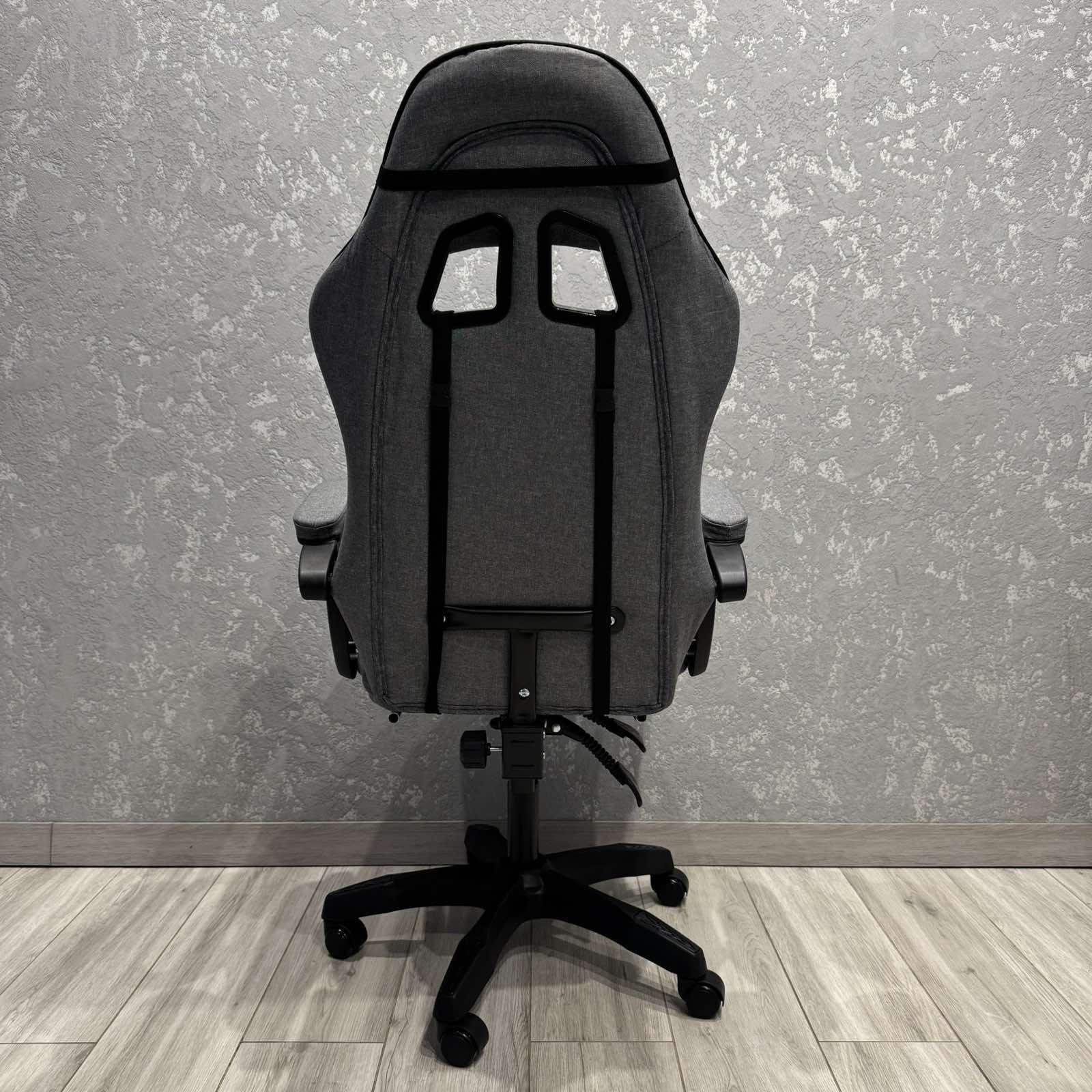 Крісло комп'ютерне тканинне EC Gaming K40 Сіро-чорний - фото 6