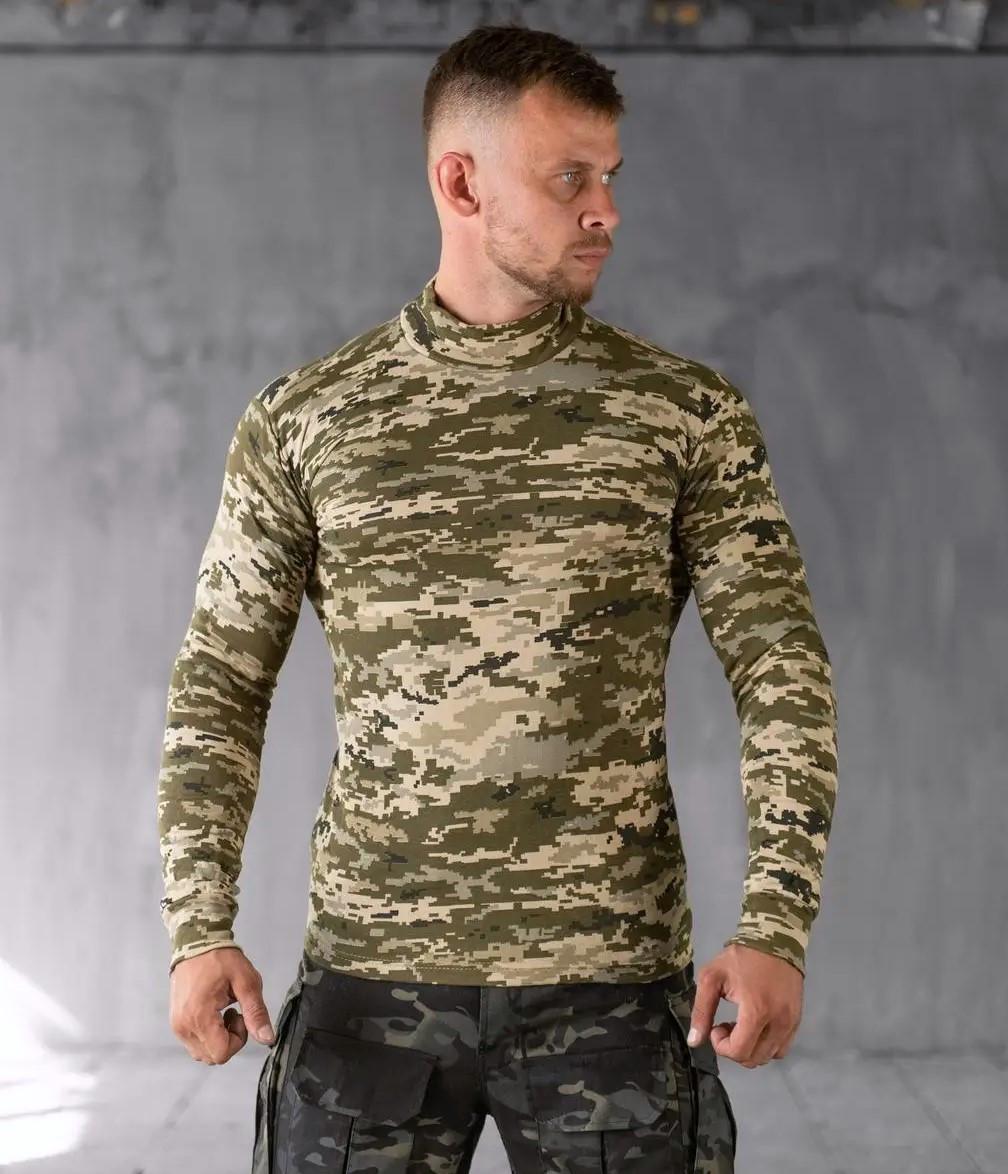 Гольф утеплений Military р. 50 L Піксель - фото 1 Гольф утеплений Military р. 50 L Піксель - фото 1