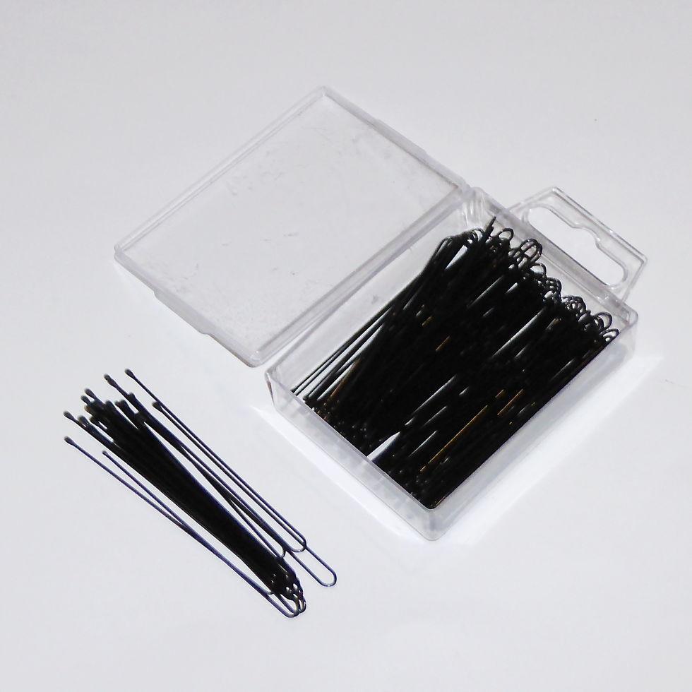 Заколки для волос ДенІС professional 65 мм прямые 100 шт. Черный (1453070708) - фото 2 Заколки для волос ДенІС professional 65 мм прямые 100 шт. Черный (1453070708) - фото 2