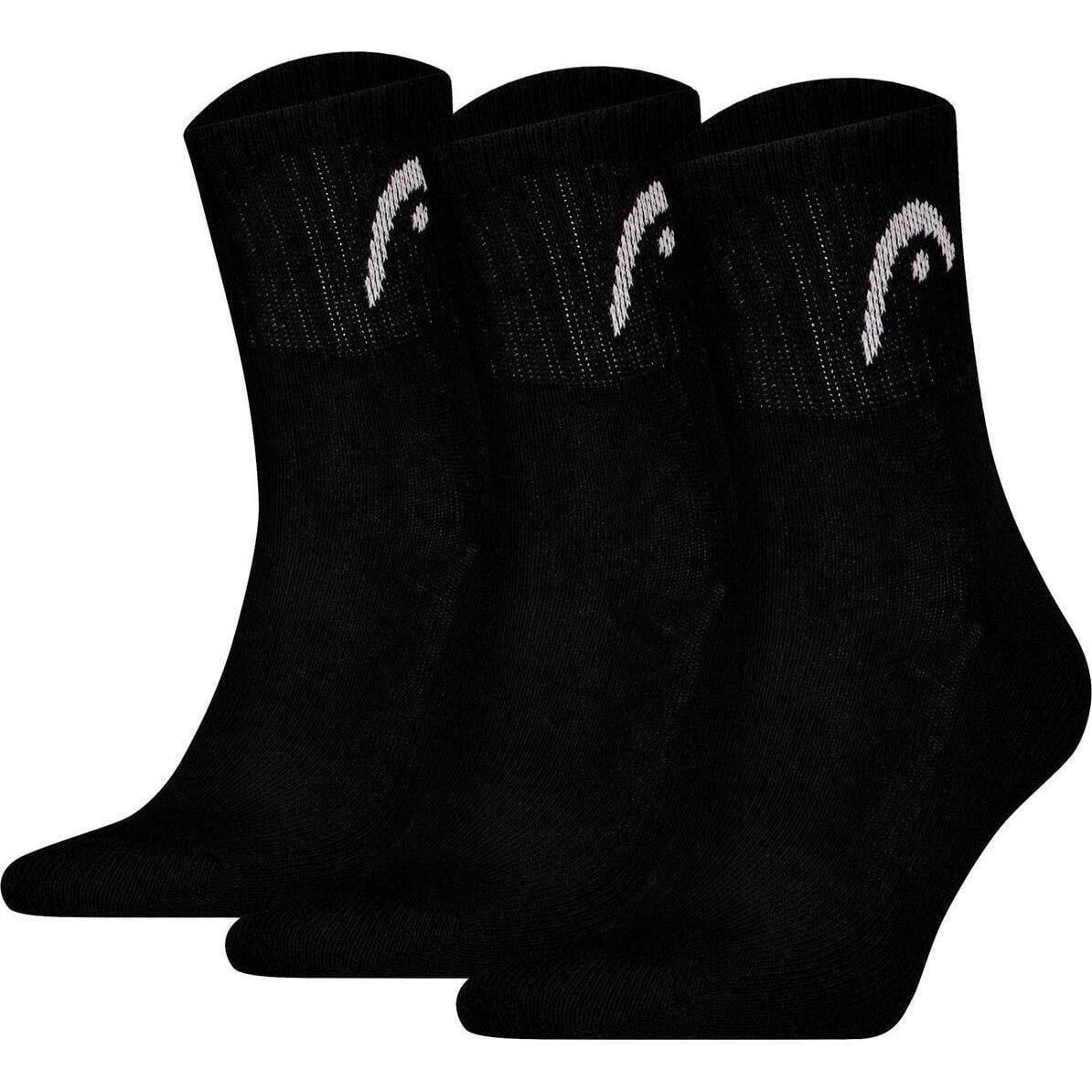 Носки Head ALL SPORTS TRAINING SHORT CREW 3P 701229016-001 3 пары р. 39-42 Черный (56966-115)