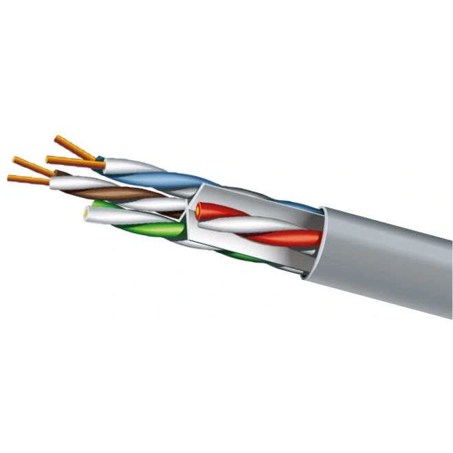 Кабель ЗЗКМ Cat.6 U/UTP 4х2х23 AWG вита пара UTP мідь 305 м (72569)