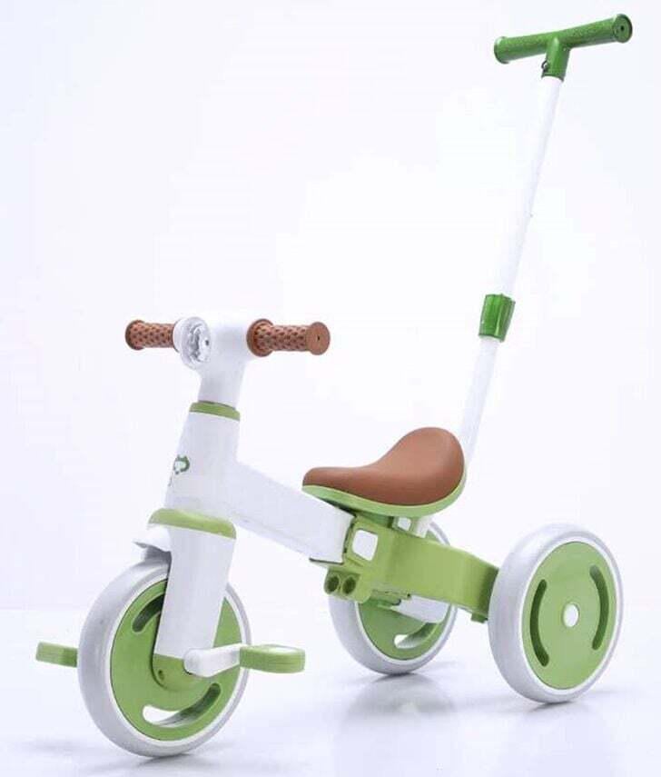 Велосипед дитячий триколісний Best Trike LB з батьківською ручкою Зелений (LB-10240)