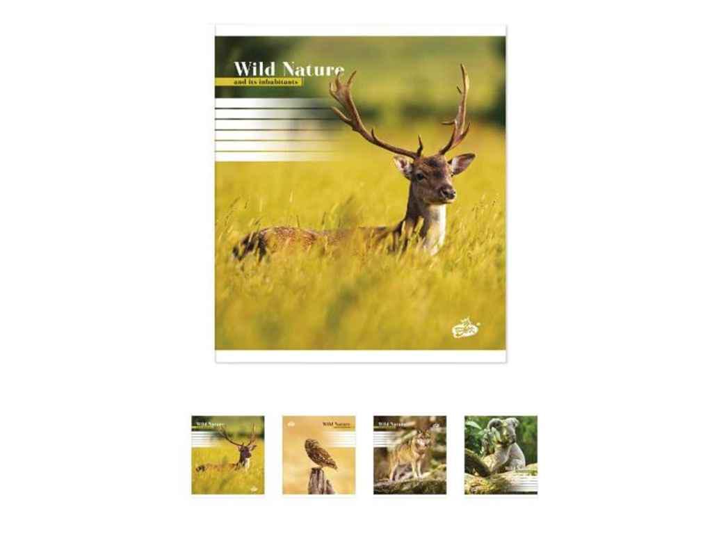 Зошит в лінію Бріск 60 арк. 15 шт. ТВ-15 №2409 Дикi тварини (1065748)