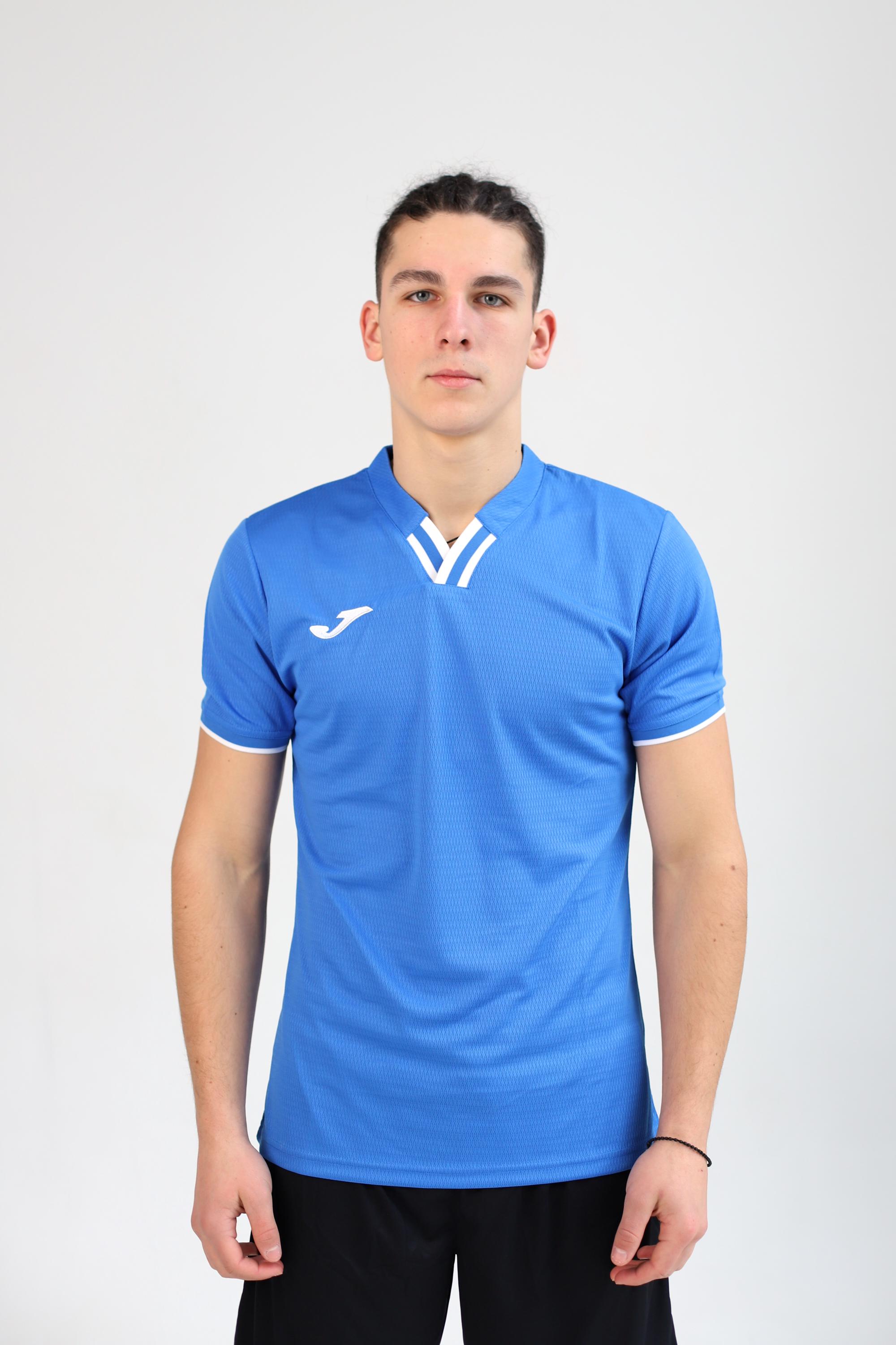Футболка Joma 102765.702 Toletum Iv Short Sleeve T-Shirt M Royal White (8445456391722)