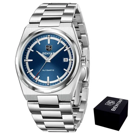 Наручные часы Benyar BY-5203 Silver/Blue Наручные часы Benyar BY-5203 Silver/Blue