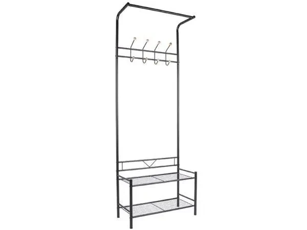 Вешалка FS1031 Loft с полками Черный (3075772716) Вешалка FS1031 Loft с полками Черный (3075772716)