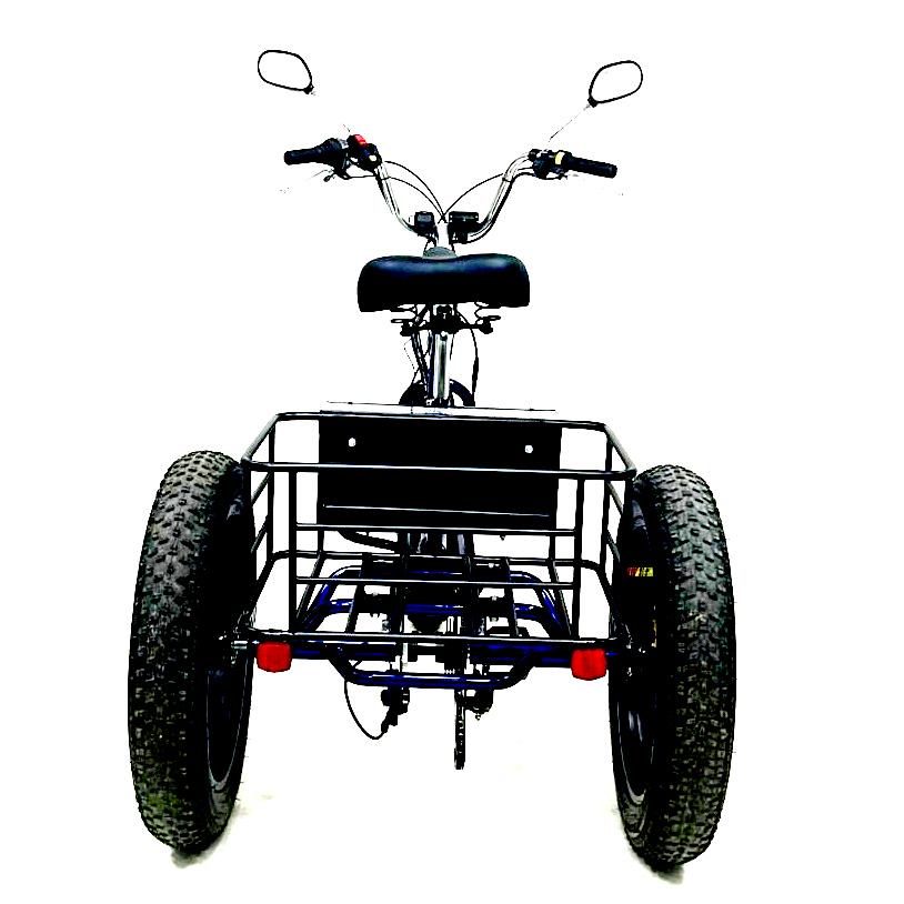 Электровелосипед трехколесный TIRAS Helper FAT 2020 36V/350W LFP18Ah - фото 3 Электровелосипед трехколесный TIRAS Helper FAT 2020 36V/350W LFP18Ah - фото 3