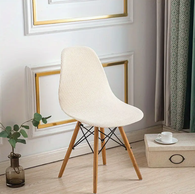 Чохол для стільця Slavich Скандинавський жакард Кремовий (24210090)