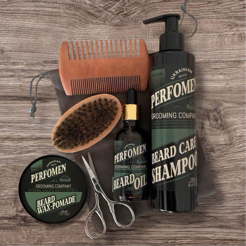 Набор для ухода за бородой масло PerfomeN series/шампунь PerfomeN/Воск (0004МВ) - фото 2