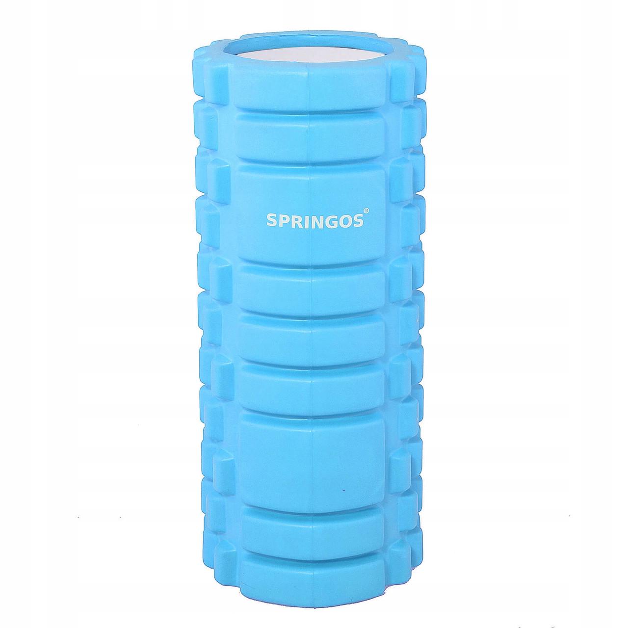 Массажный ролик Springos FR0014 33x14 см Light Blue - фото 5 Массажный ролик Springos FR0014 33x14 см Light Blue - фото 5