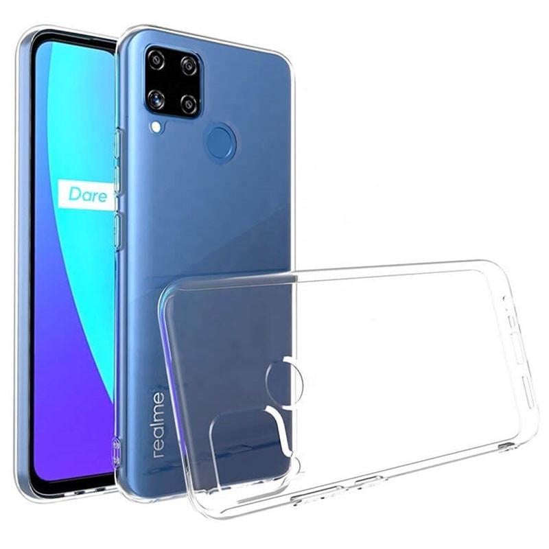 Противоударный TPU Чехол Epic Transparent 1,0mm для Realme C12 Бесцветный (прозрачный)