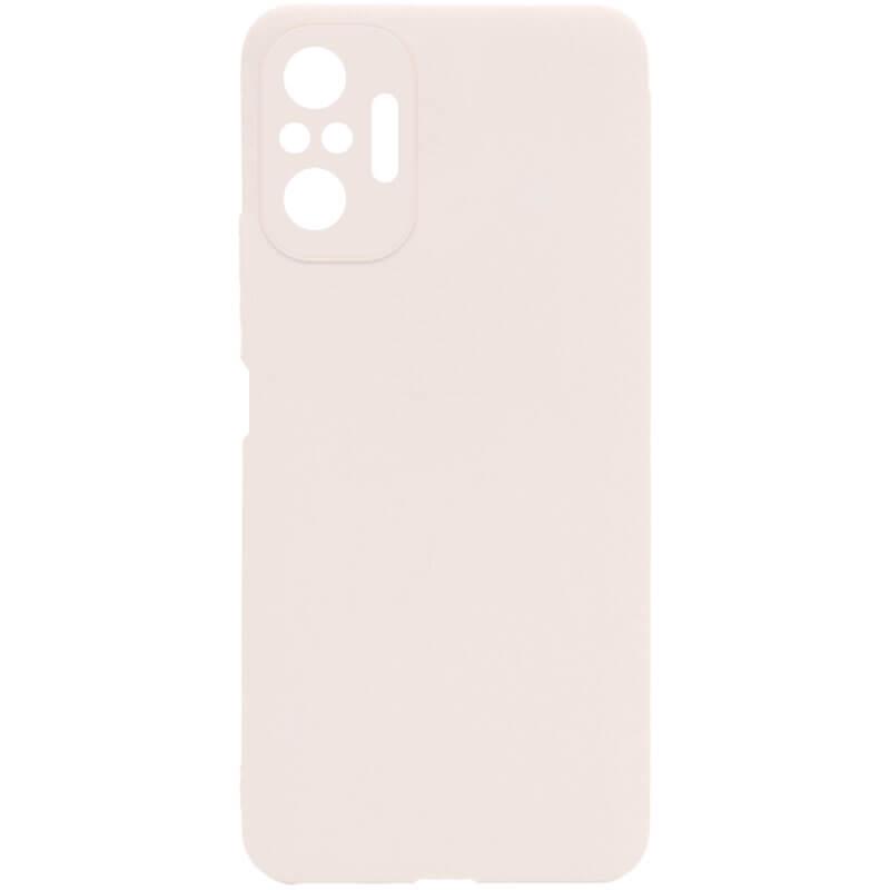 Силиконовый чехол Candy Full Camera для Xiaomi Redmi Note 10 Pro/10 Pro Max Бежевый/Antigue White