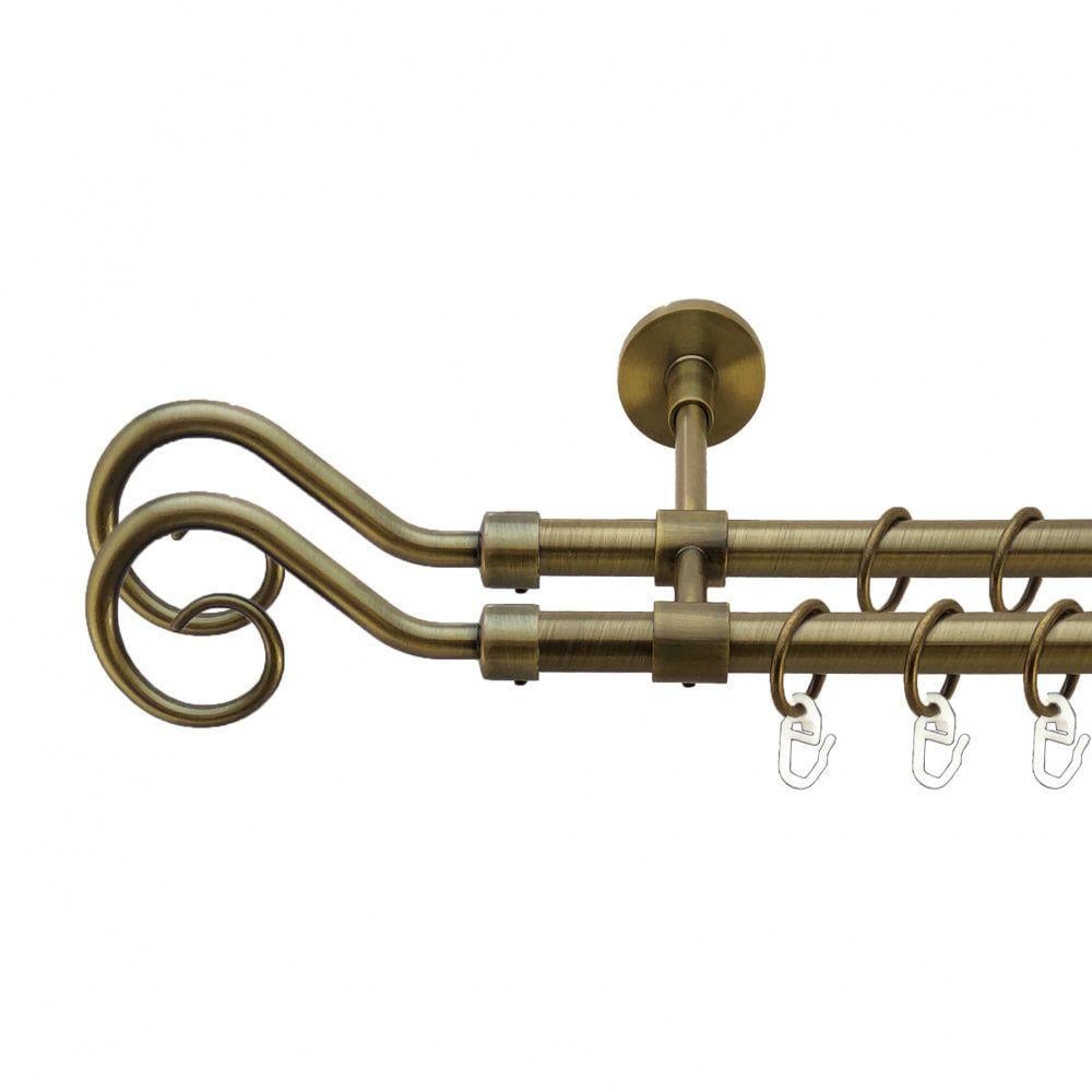 Крюк Orvit Крюк дворядний гладкий 16/16 мм 200 см Антик (7329508)