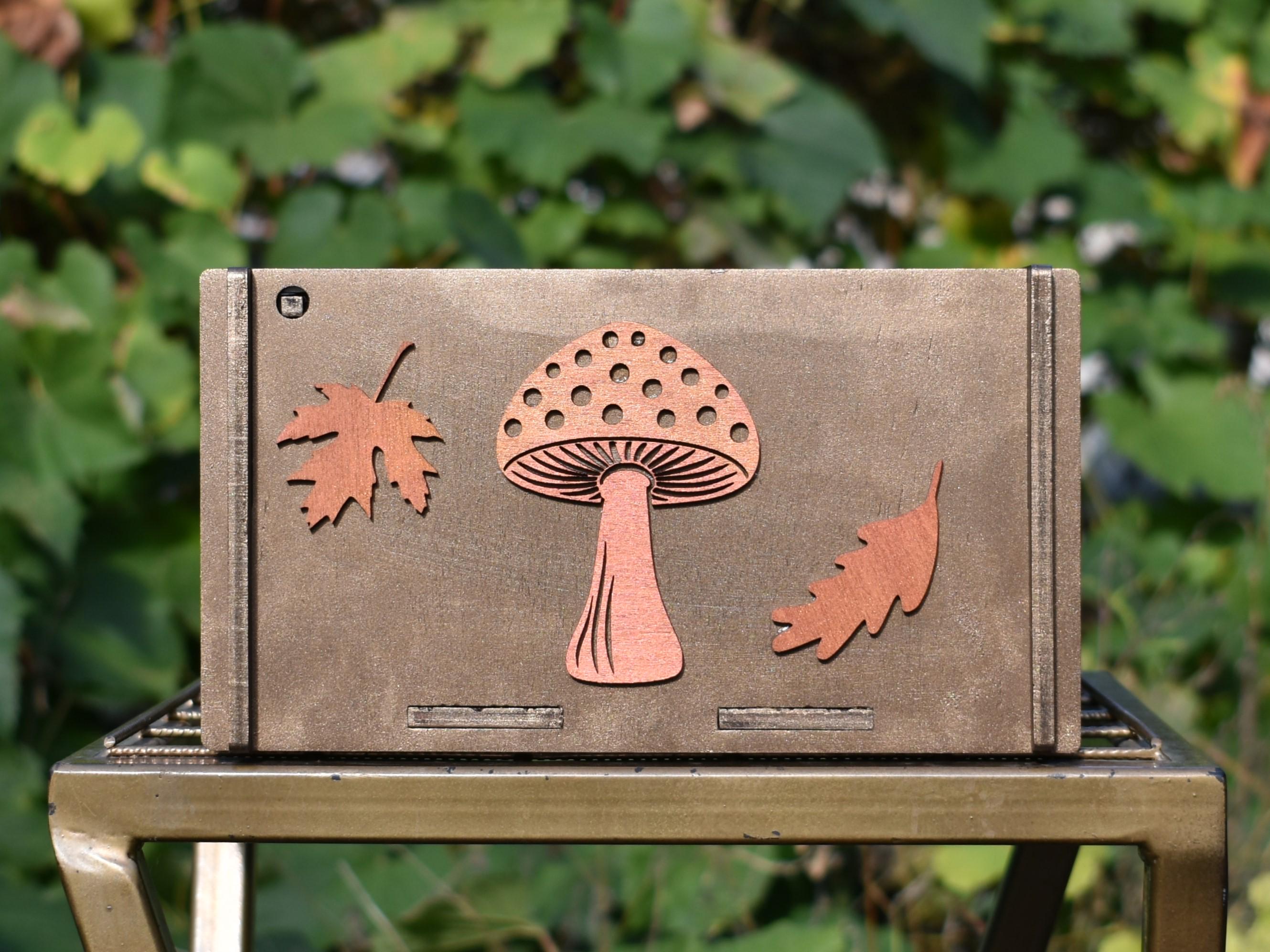 Подарочная коробка Лесная фея 3D из фанеры 20х30х12 см (21683079) - фото 5 Подарочная коробка Лесная фея 3D из фанеры 20х30х12 см (21683079) - фото 5