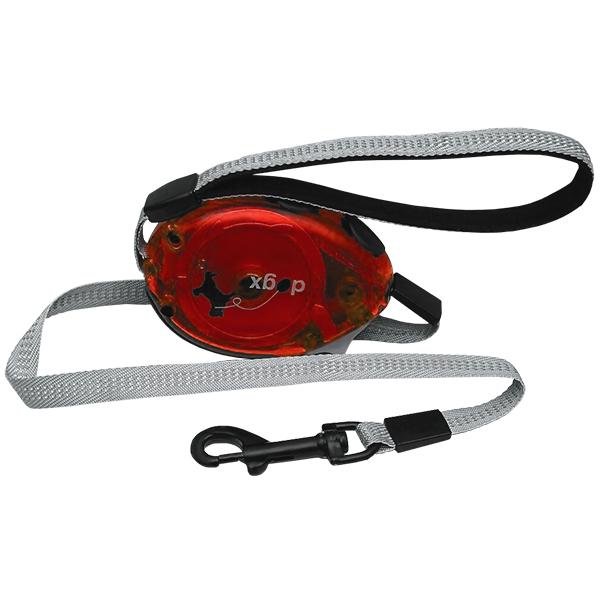 Поводок-рулетка для собак Dogx2GO Belt Glassy Flamingo L до 35 кг 2 м Красный (5411290211413)