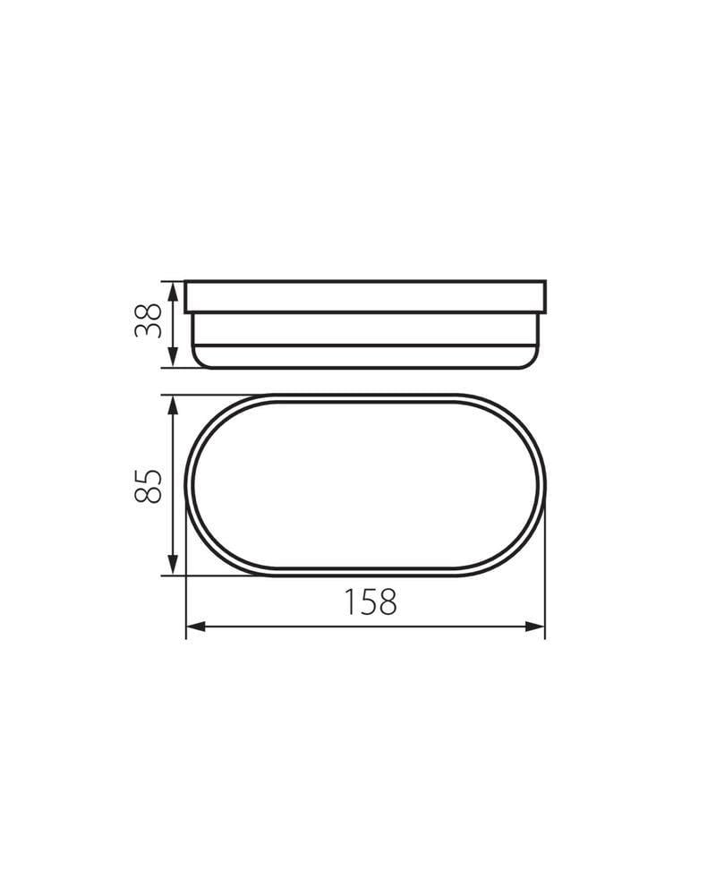 Світильник вуличний Kanlux 31495 Tolu Led 1x6W 4000K 420Lm IP54 Wh (24573309) - фото 4 Світильник вуличний Kanlux 31495 Tolu Led 1x6W 4000K 420Lm IP54 Wh (24573309) - фото 4