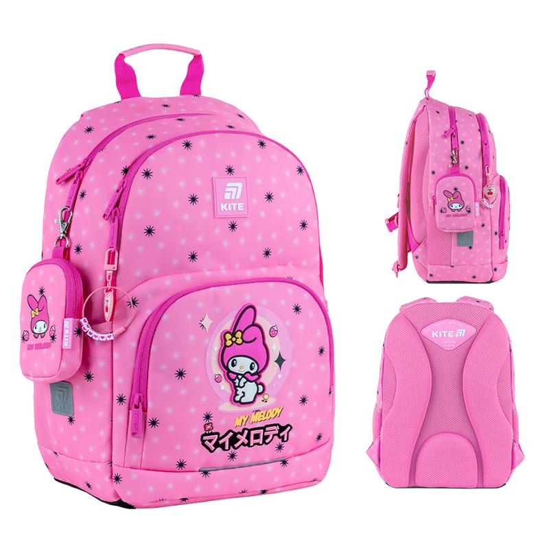 Школьный набор KITE Education My Melody SET HK25-585M-2 рюкзак/пенал/сумка - фото 2 Школьный набор KITE Education My Melody SET HK25-585M-2 рюкзак/пенал/сумка - фото 2