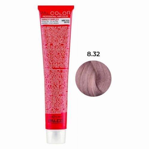 Крем-краска для волос PALCO с комплексом аминокислот 100 мл 8.32 блонд светлый фиолетовый золотистый (2518216815)