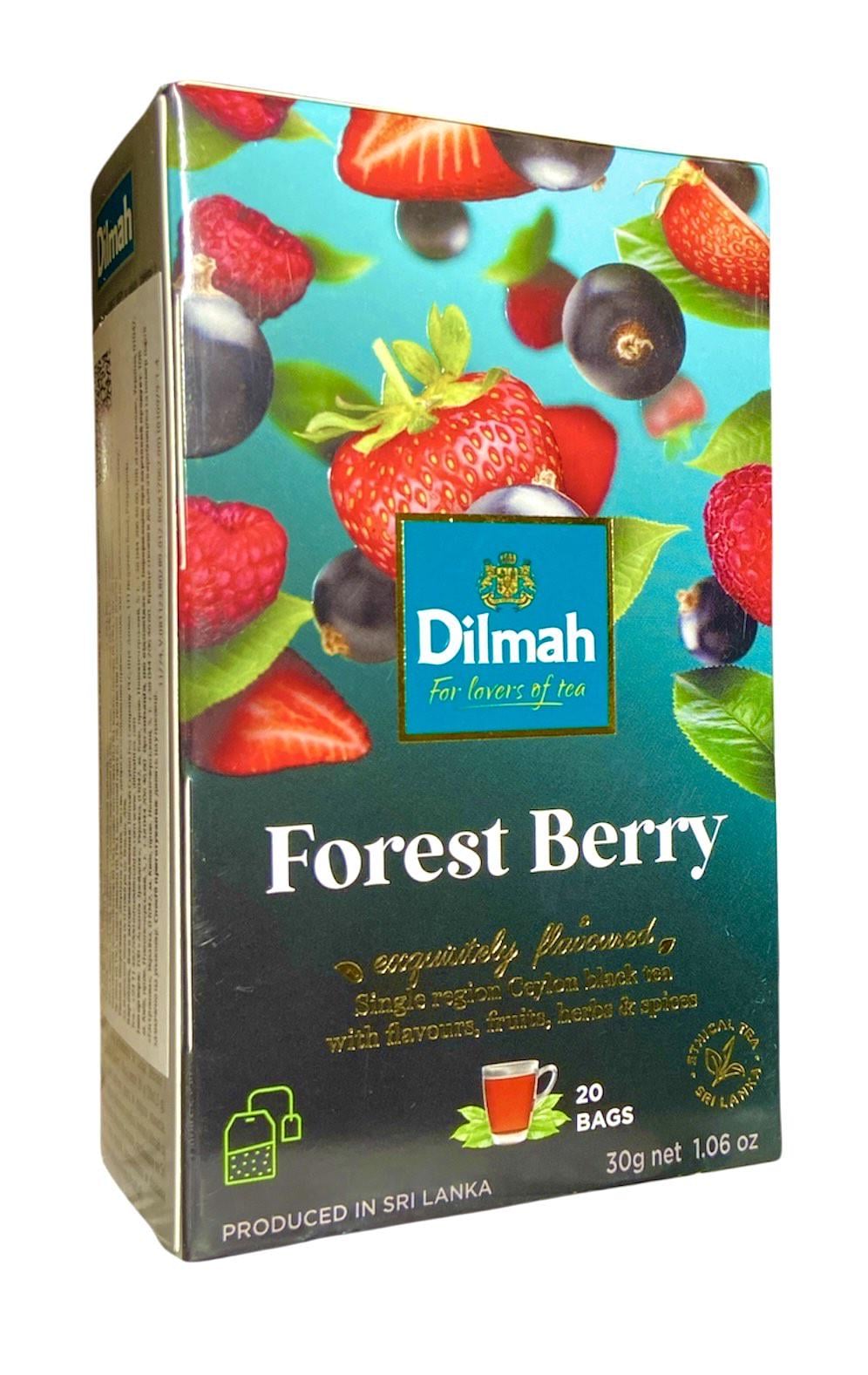 Чай Dilmah Черный со вкусом лесных ягод 20 пакетиков (60527)