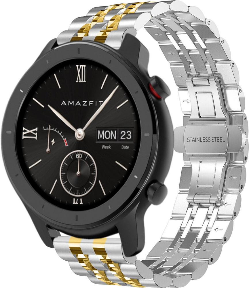 Браслет металлический Spinye Line для Amazfit GTR 42 мм Silver Gold (29033-67)