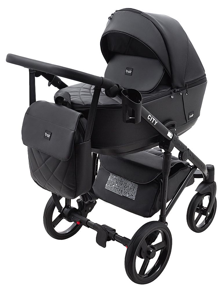 Коляска 2в1 Bair City ECO 36 Черный (626208) Коляска 2в1 Bair City ECO 36 Черный (626208)