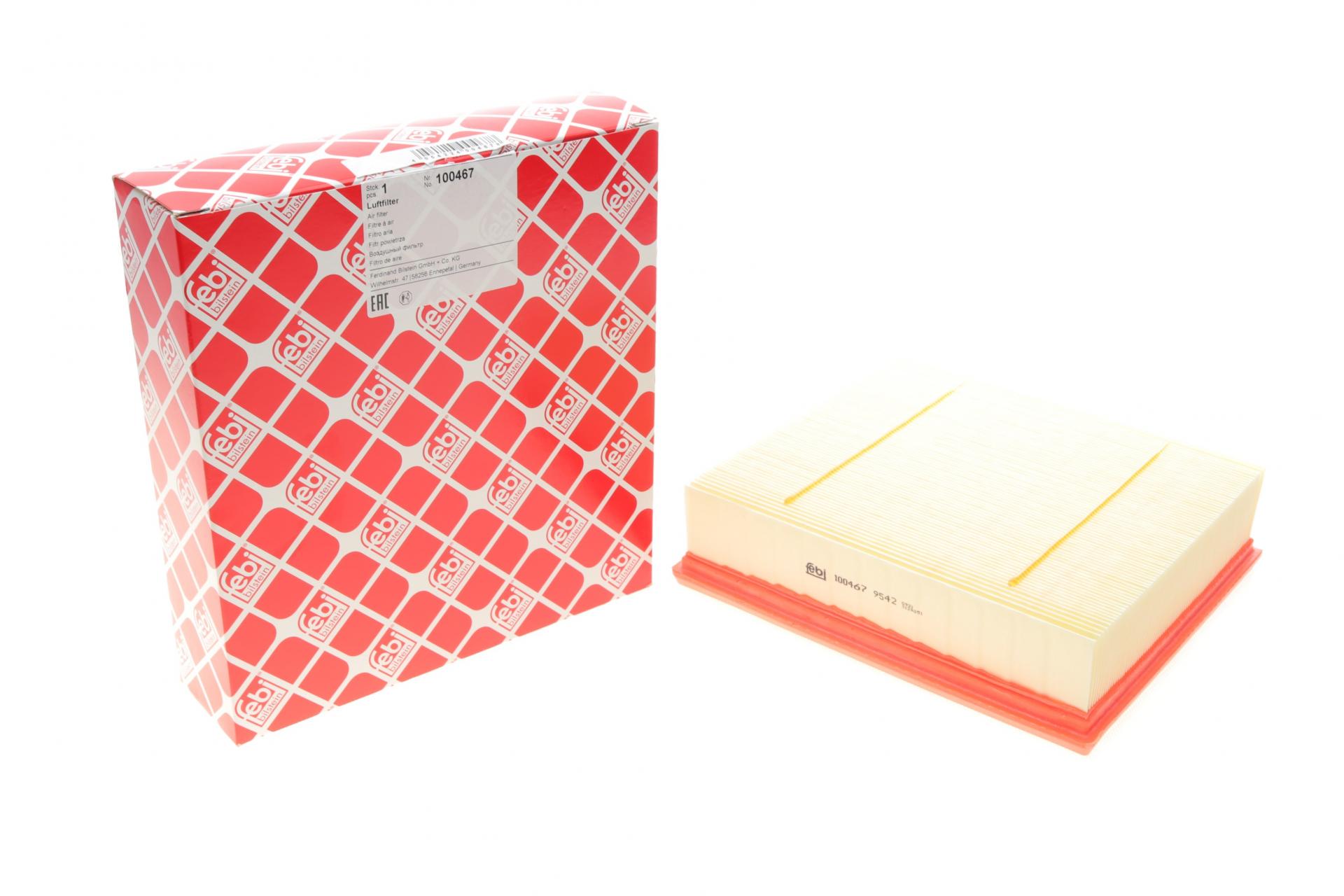 Фильтр воздушный FEBI BILSTEIN для MB Citan 1,5 CDI 12- OM607/OM651/Renault Kangoo 1,5 dCi 08- (100467)