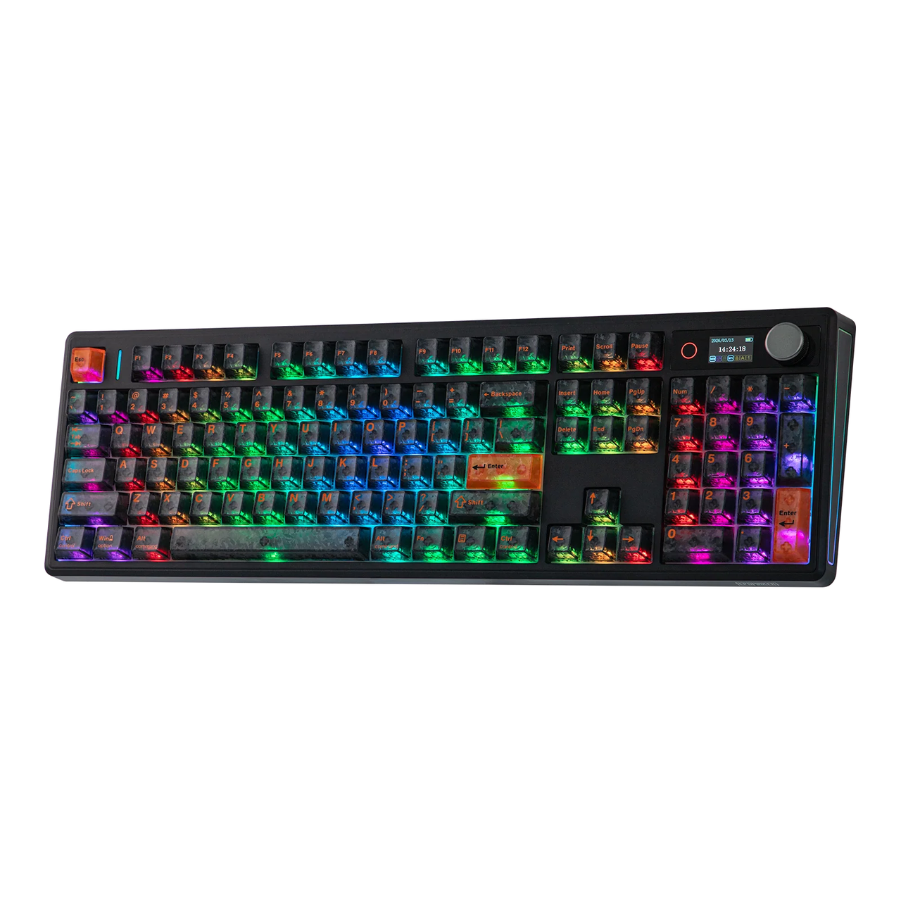 Клавиатура беспроводная EPOMAKER TH108 V2 PRO Creamy Jade Switch Black (2000262)