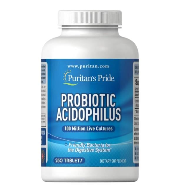 Пробіотик Puritan's Pride Probiotic Acidophilus 250 Tabs